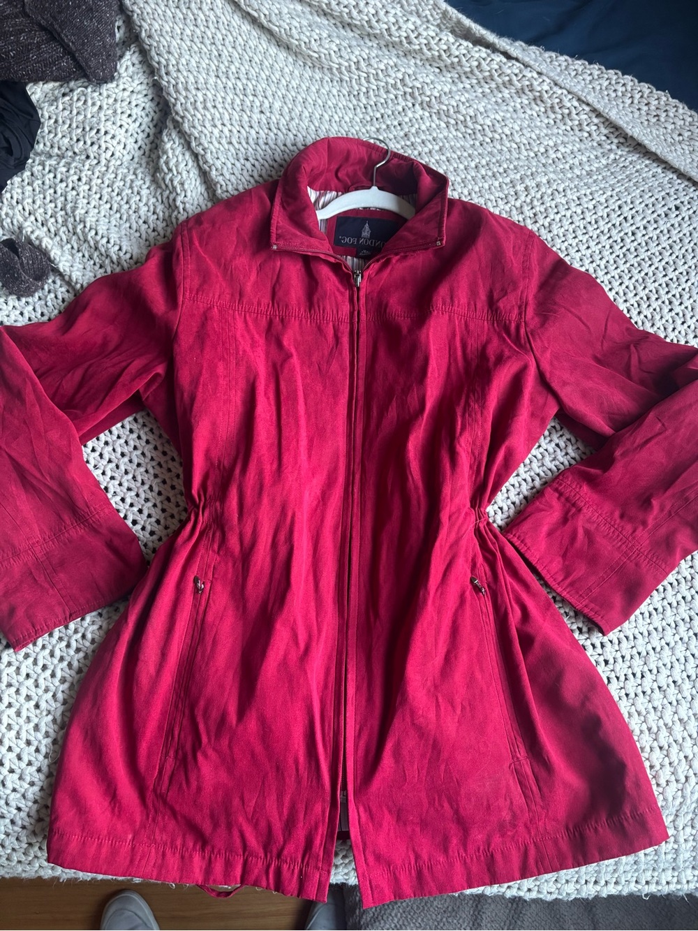 London Fog Red Fall Jacket